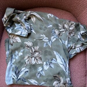 Pierre Cardin Shirt Men’s Sz XXL Hawaiian Shirt 100% Rayon